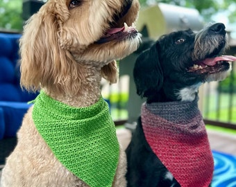 Haakpatroon hondenbandana | Easy Pet-bandana pdf | Gehaakt hondenaccessoire | Geschikt voor beginners | Direct downloaden