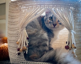 Cat Cave *** CROCHET PATTERN ***