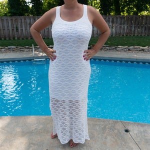Beach Waves Dress/Tank Top/Coverup ***CROCHET PATTERN***