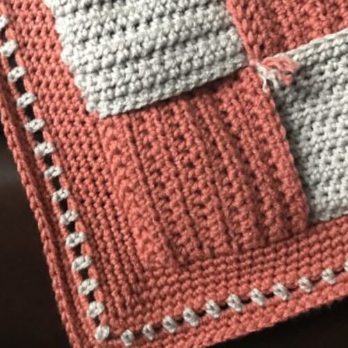 Woven in Time Sofa Blanket CROCHET PATTERN Etsy