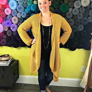 The Elizabeth Cardigan CROCHET PATTERN image 1