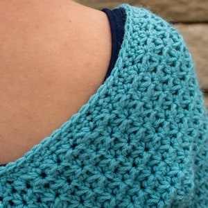 Basic V-Neck Sweater CROCHET PATTERN image 6