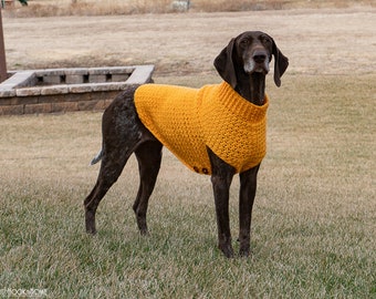 Large Dog Sweater ***CROCHET PATTERN***