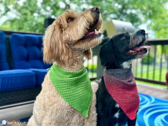 Dog Bandana Crochet Pattern | Easy Pet Bandana PDF | Crochet Dog Accessory | Beginner-Friendly Pattern | Instant Download