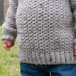 Swagger Sweater Child Sizes CROCHET PATTERN image 3