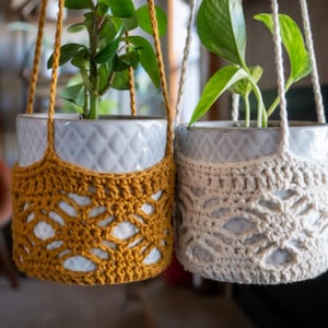 Planter Hanger *** CROCHET PATTERN *** / Printable PDF / Useful Crochet / Crochet Plant Hangers / Crochet for Home / Plant Hanger Pattern