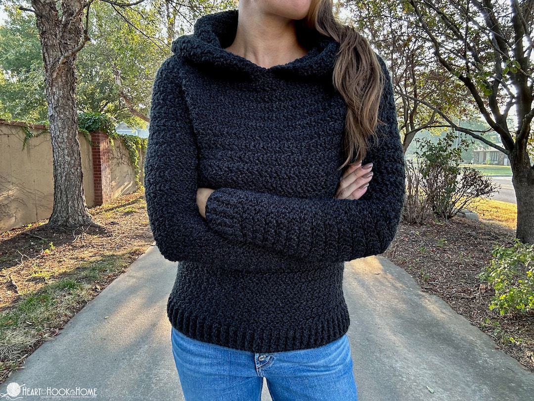 ★RONRON★ HEART CROCHET PATTERN HOODED WINDBREAKER JUMPER P How to Make a Crochet Heart Sweater #crochet #sweater