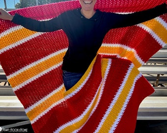 Stadium Blanket *** Crochet Pattern ***