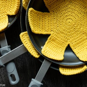 Pan Protectors ***CROCHET PATTERN*** / Printable PDF / Useful Crochet / Crochet Pan Protectors / Crochet for Kitchen