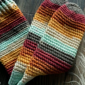 Herringbone Socks CROCHET PATTERN image 4