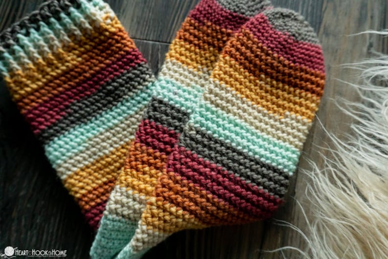 Herringbone Socks CROCHET PATTERN image 4