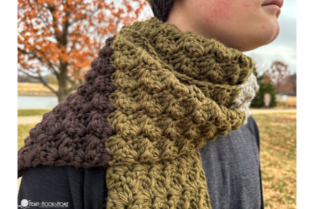 Andy's Scarf & Beanie Set *** CROCHET PATTERN *** - Etsy