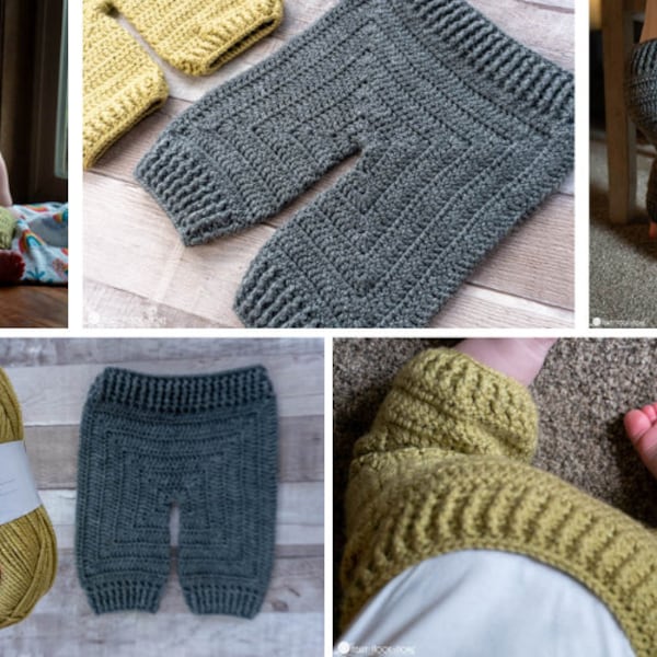 One Skein Baby Pants *** CROCHET PATTERN ***