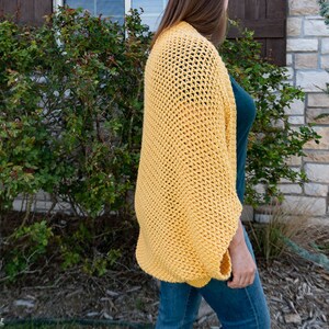 Cocoon Sweater CROCHET PATTERN image 3