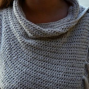 Blanket Cardigan CROCHET PATTERN image 6