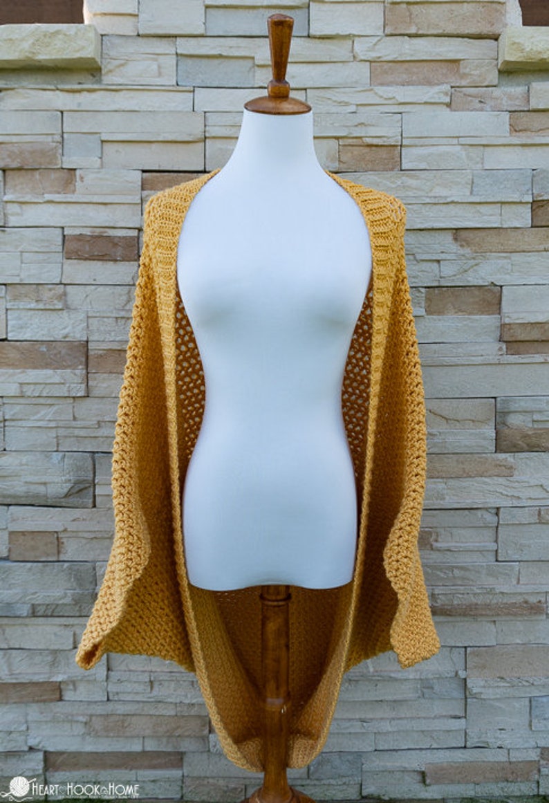 Cocoon Sweater CROCHET PATTERN image 6