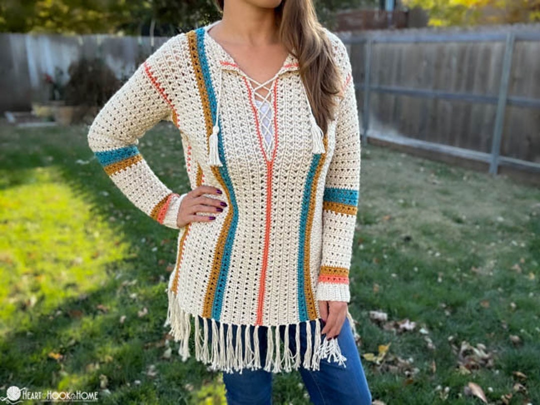 Hippie Chic Tunic CROCHET PATTERN