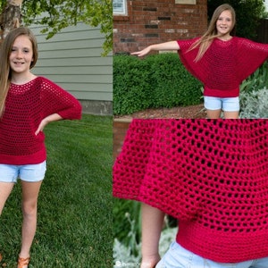 Kids Flowy Top *** CROCHET PATTERN ***