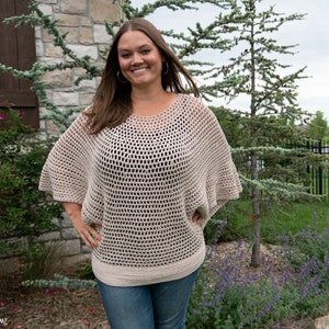 Go With the Flow Poncho CROCHET PATTERN image 4