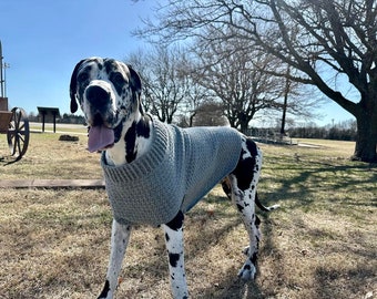 Sweater Perro Gigante *** PATRÓN A GANCHILLO ***