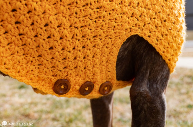 Large Dog Sweater CROCHET PATTERN image 4