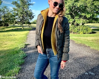 Hooded Layering Vest Crochet Pattern: XS-5XL (PDF Pattern)