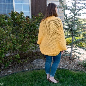 Cocoon Sweater CROCHET PATTERN image 2