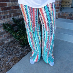 Not Your Grannys Jammies: Adult Pajama Pant CROCHET PATTERN image 4