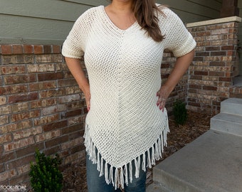 On Point Poncho ***CROCHET PATTERN***