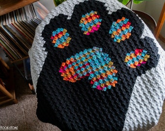 C2C Cat Crochet Blanket *** CROCHET PATTERN ***