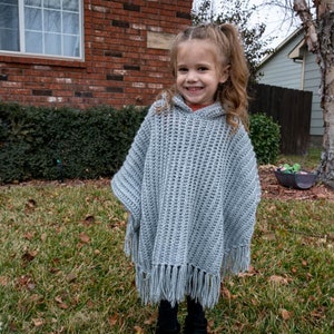 Lori Poncho for Kids CROCHET PATTERN - Etsy