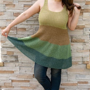 Voluminous Tank Top CROCHET PATTERN image 1