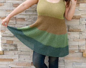 Voluminous Tank Top ***CROCHET PATTERN***