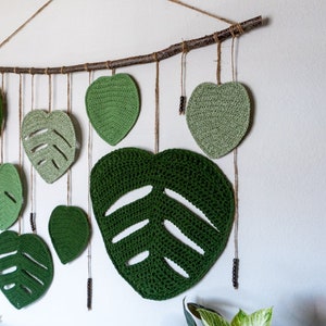 Monstera Wall Hanging CROCHET PATTERN image 4