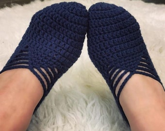 Sunday Ballet Slippers ***CROCHET PATTERN*** / Printable PDF / Crochet Slippers Pattern / Slippers Crochet Pattern