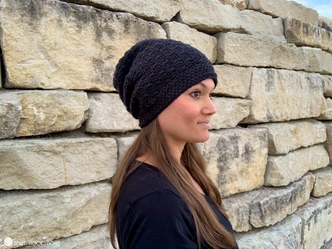 39 Hipster Slouchy Beanie Crochet Patterns for Stylish DIY Hats 35 Bricktown Slouchy Beanie