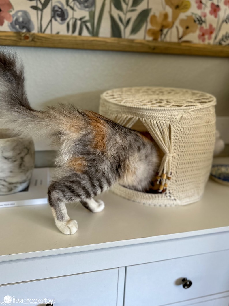 Cat Cave Crochet Pattern | Cat House Pdf | Instant Download - Etsy