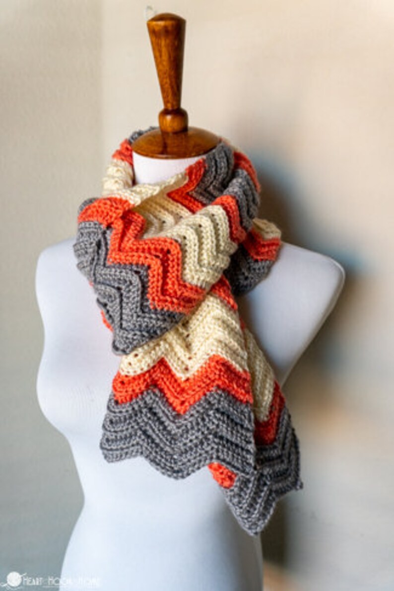 Simple Chevron Scarf *** CROCHET PATTERN *** - Etsy
