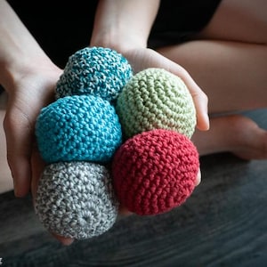 Hacky Sack Virkmönster PDF | Enkelt virkat Hacky Sack Mönster
