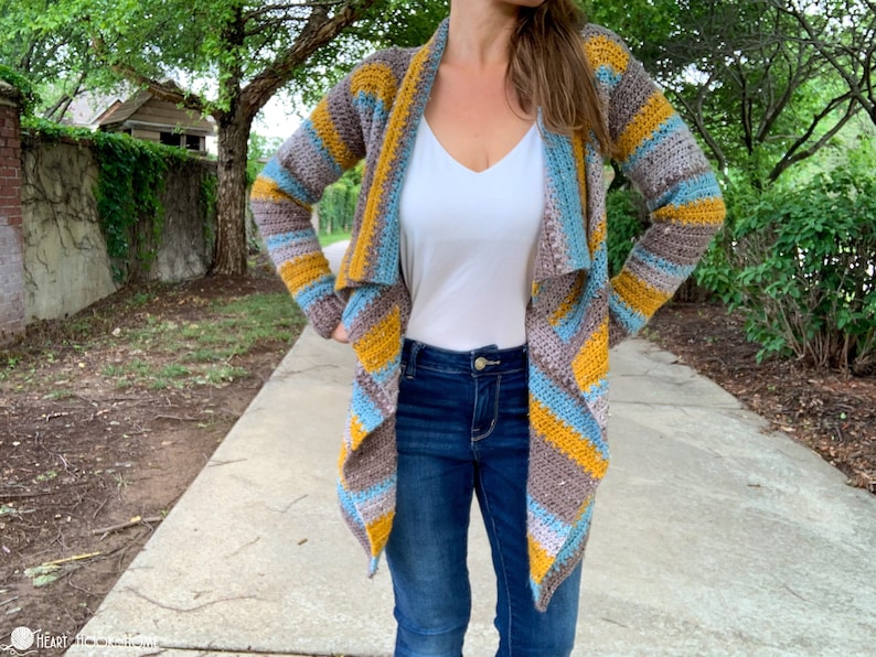 Blanket Cardigan CROCHET PATTERN image 1