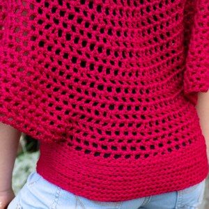 Kids Flowy Top CROCHET PATTERN image 3