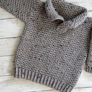 Swagger Sweater Child Sizes CROCHET PATTERN image 5