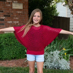 Kids Flowy Top CROCHET PATTERN image 4