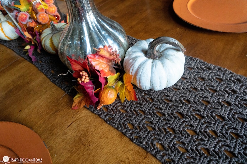 Fall Table Runner CROCHET PATTERN image 2