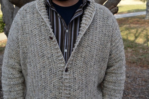 Crochet mens cardigan tutorial deals