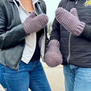 Couples Mittens CROCHET PATTERN image 4