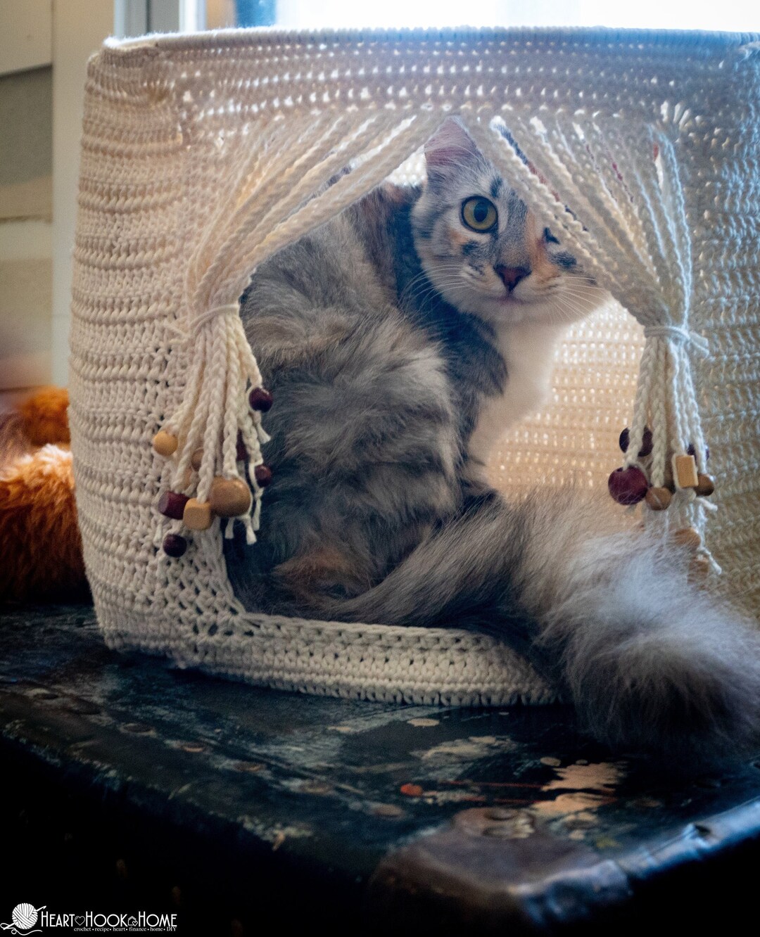 Cat Cave Crochet Pattern | Cat House Pdf | Instant Download - Etsy
