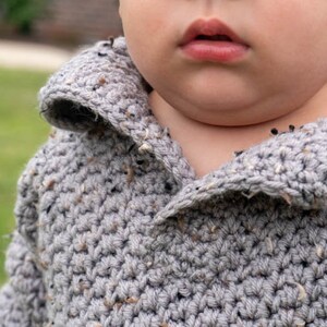 Swagger Sweater Child Sizes CROCHET PATTERN image 2