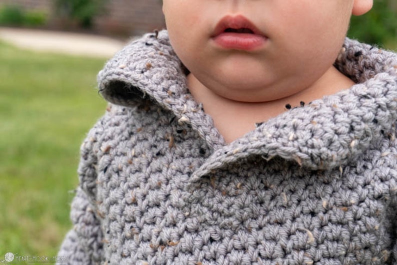 Swagger Sweater Child Sizes CROCHET PATTERN image 2