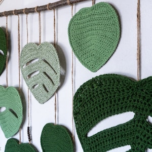 Monstera Wall Hanging CROCHET PATTERN image 6